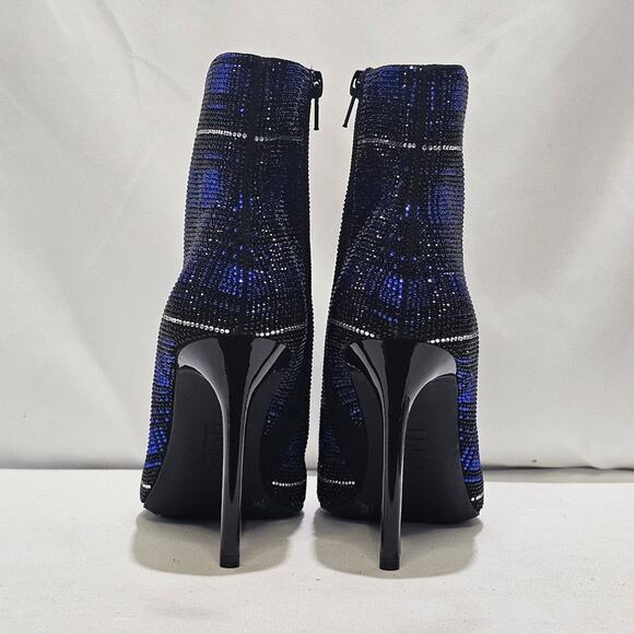 INC International Concepts Women's Stiletto Reisa Boots Size 7 Cobalt Plaid NWT - Picture 5 of 8